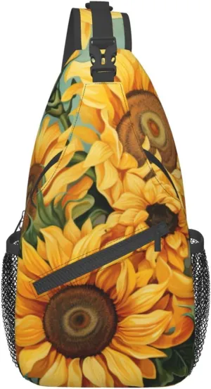 Ufo At Night Crossbody Bag Chest Shoulder Bag Small Casual Backpack Suitable For Women Men Hiking