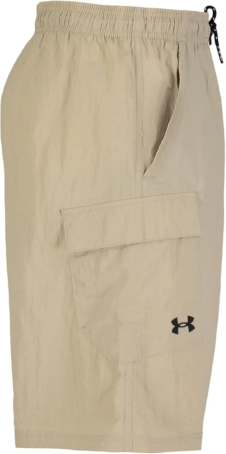 Under Armour Boys' Outdoor Woven Cargo Shorts, Durable Ripstop Fabric Bottoms, Lightweight & Breathable