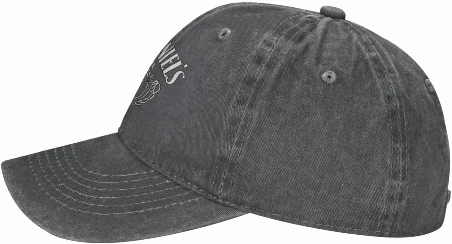 Unisex_Jack¡¥Daniel's¡¥Whiskey¡¥Logo_ Cowboy Hat Trucker Dad Gift Adjustable Buckle Closure Caps