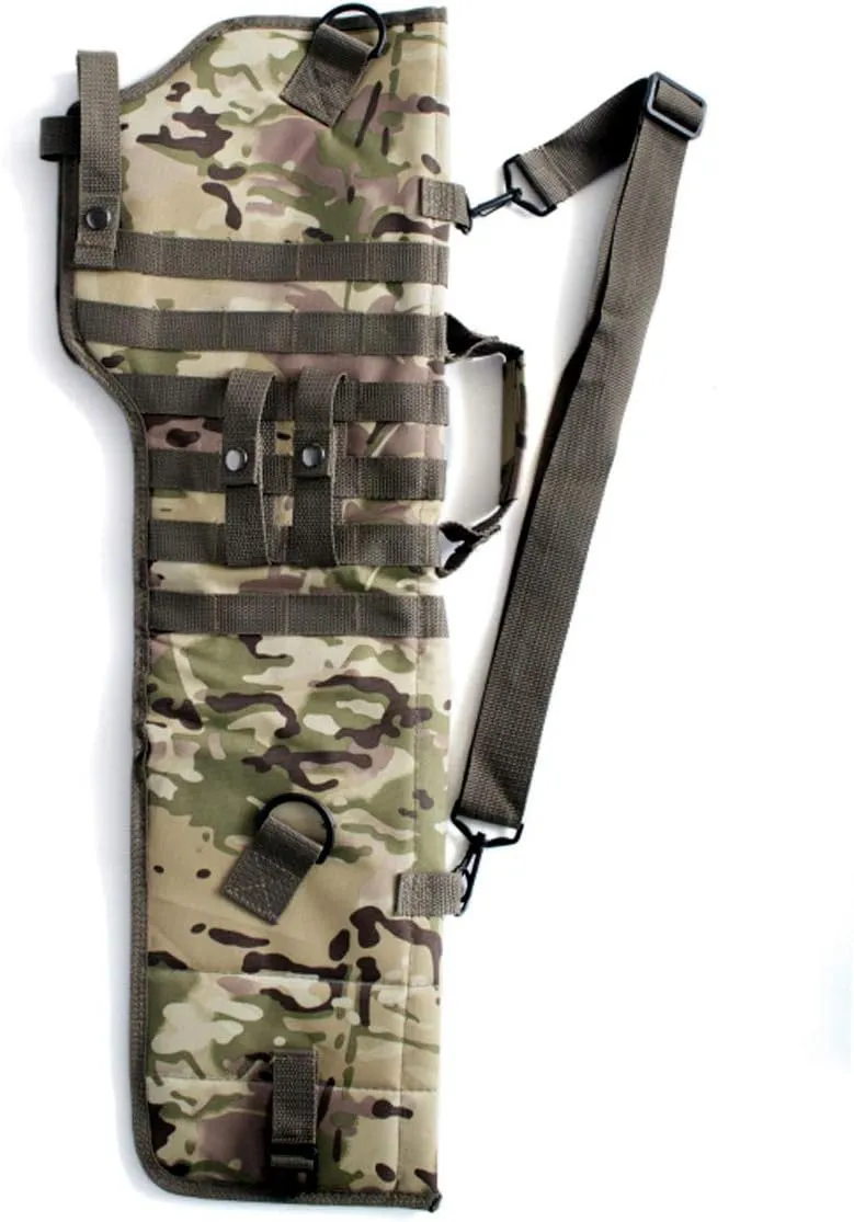 UNISTRENGH Tactical Shotgun Rifle Scabbard Bag Molle Rifle Sling Shotgun Case Bag Gun Storage Pouch Protective Shoulder Bag For Outdoor Hunting