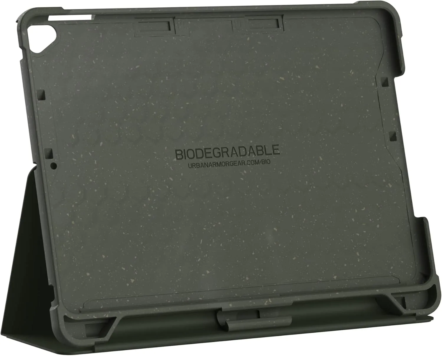 URBAN ARMOR GEAR UAG Designed for iPad 10.2 inch 9th Generation 2021 & iPad 8th Generation 2020 Case Green Olive Rugged Multi Angle Stand Folio Pencil Holder Biodegradable Outback Protective Cover