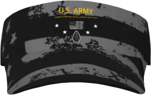 US Army Rangers Airborne Special Forces Tab Soldier Unisex Sun Visor Cap - Ultimate UV Protection for Stylish Outdoor Fun!