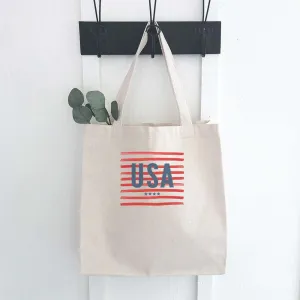 USA - Customizable Canvas Tote Bag