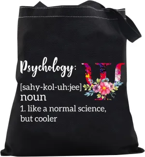 VAMSII Psychologist Tote Bag Psychology Mental Health Gifts Psych Doctor Shopping Bag Psychology Therapist Gifts