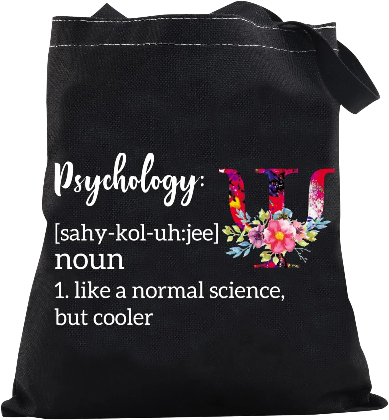VAMSII Psychologist Tote Bag Psychology Mental Health Gifts Psych Doctor Shopping Bag Psychology Therapist Gifts