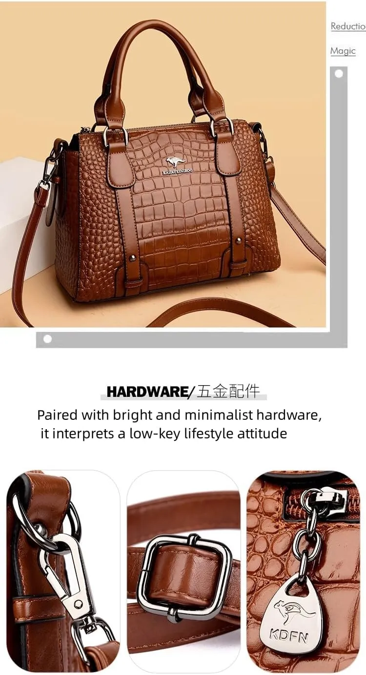 Versatile and Spacious Women's Shoulder Bag - Stylish Crossbody Sling and Handbag for Daily Use Travel Work