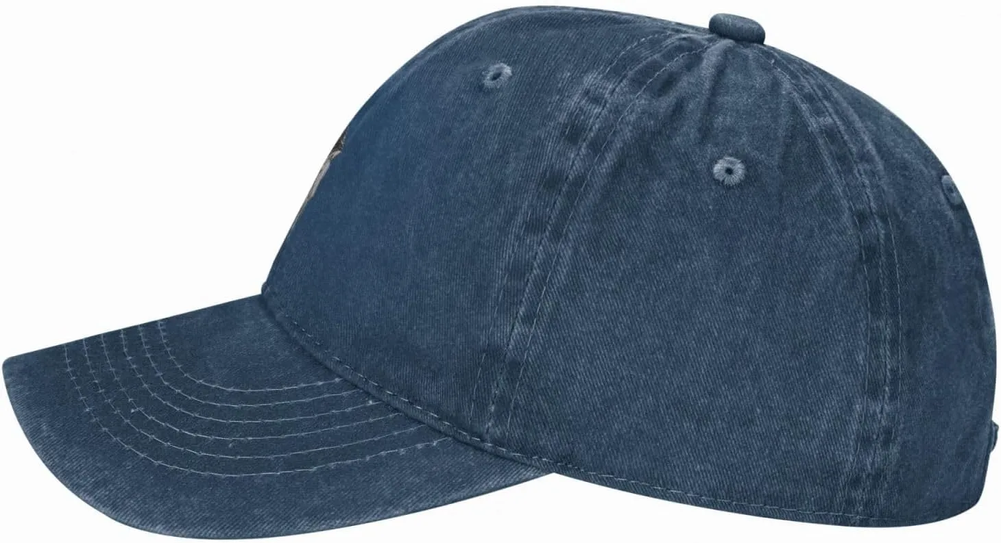Viking Norse Wolf Raven Vintage Baseball Cap Unisex Adjustable Cowboy Hat Outdoor Travel Casual Hat Black