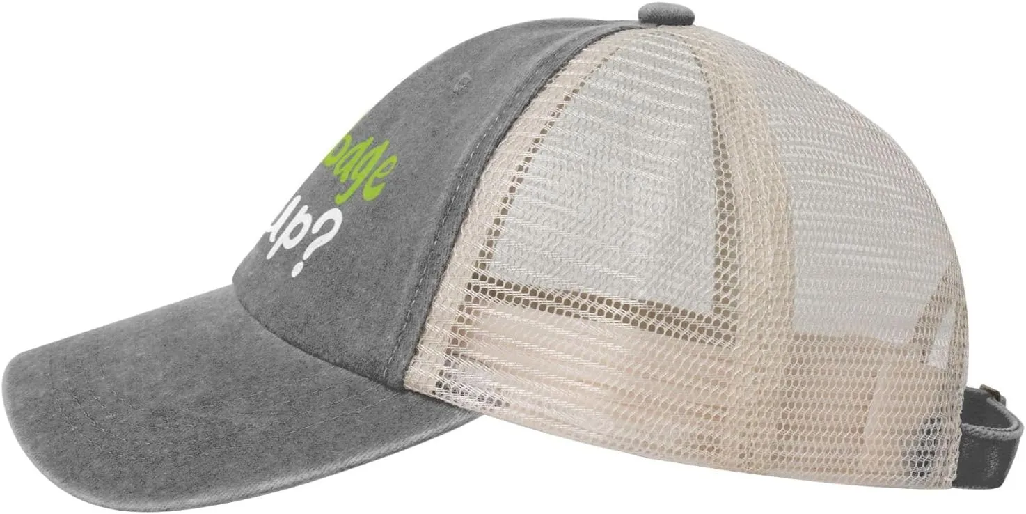 Vintage Cabbage Soup Baseball Cap for Men Women Summer Cotton Breathable Mesh Back Cap