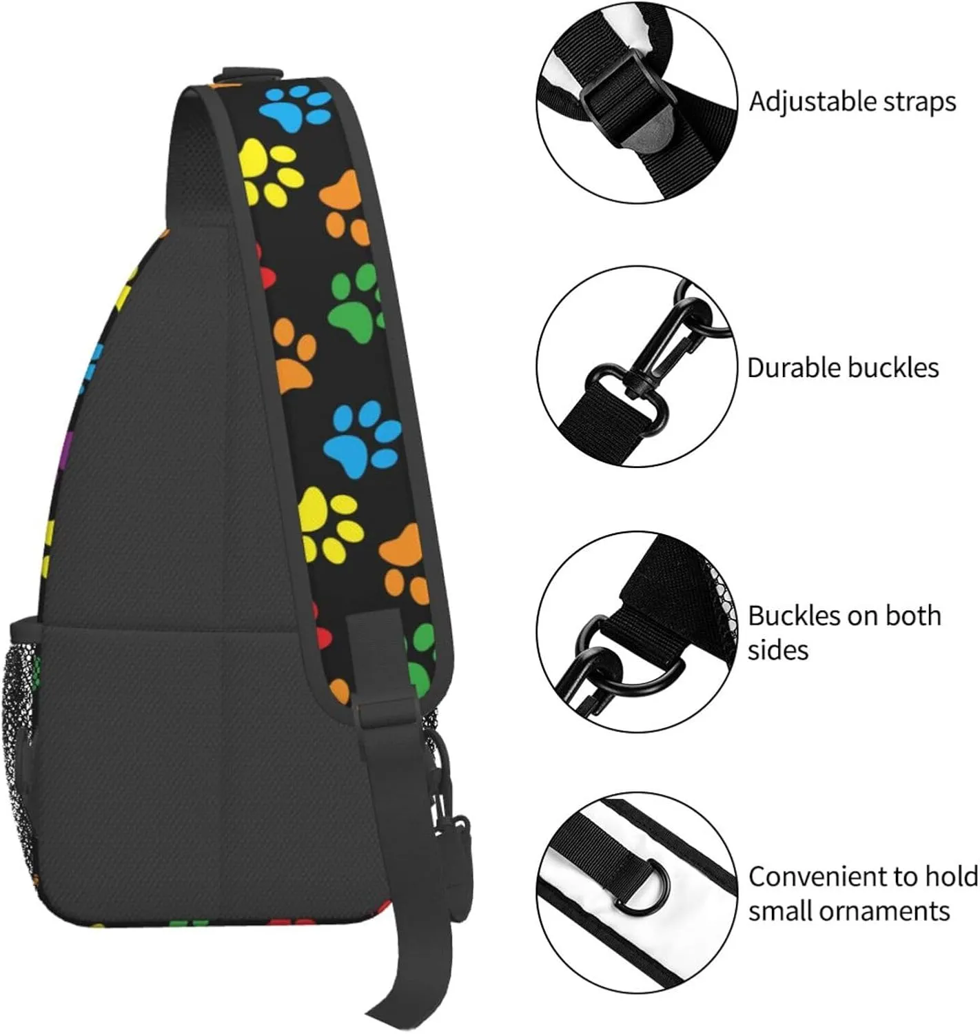 VOOHDDY Sling Bag For Women Men Travel Hiking Backpack Crossbody Shoulder Chest Bags Casual Daypack Sport