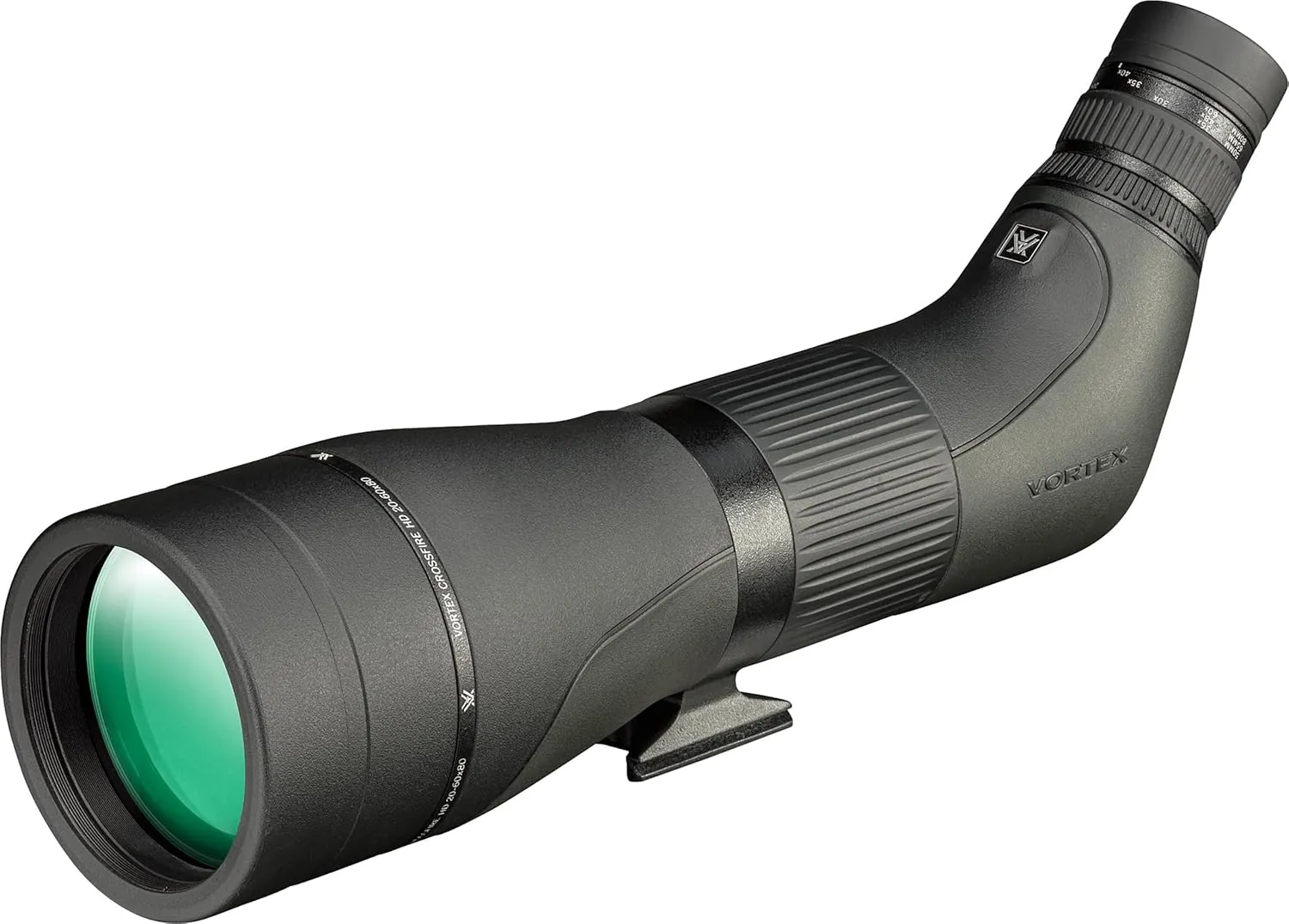 Vortex Optics Crossfire HD Spotting Scopes - HD Optical System, Wide Field of View, Helical Focus, Tripod Adaptable, Rubber Armor, Waterproof, Fogproof, Shockproof - Unlimited, Unconditional Warranty