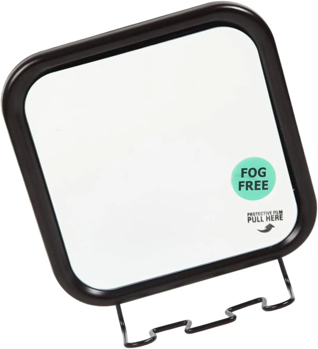Wall-Mounted Fogless Shower Mirror Cups Modern Vanity Mirror for Makeup and Shaving Reflection for Bathroom Use Easy Installation Smooth