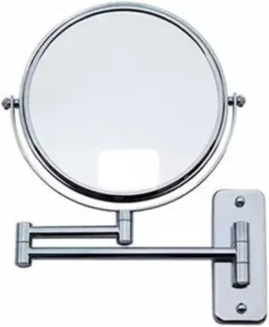 Wall-mounted Shave Mirror Cosmetic Mirror Folding Hd Mirror Mirror Two-sided Mirror Bathroom Cosmetic Mirror 360 Degrees Rotatable,8inch