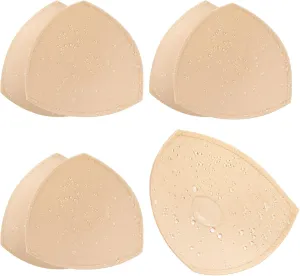 Waterproof Swimsuit Bra Inserts Pads 3 Pairs Removable Bathing Suit Insert Bikini Push up Inserts A/B or C/D,D/E Cup