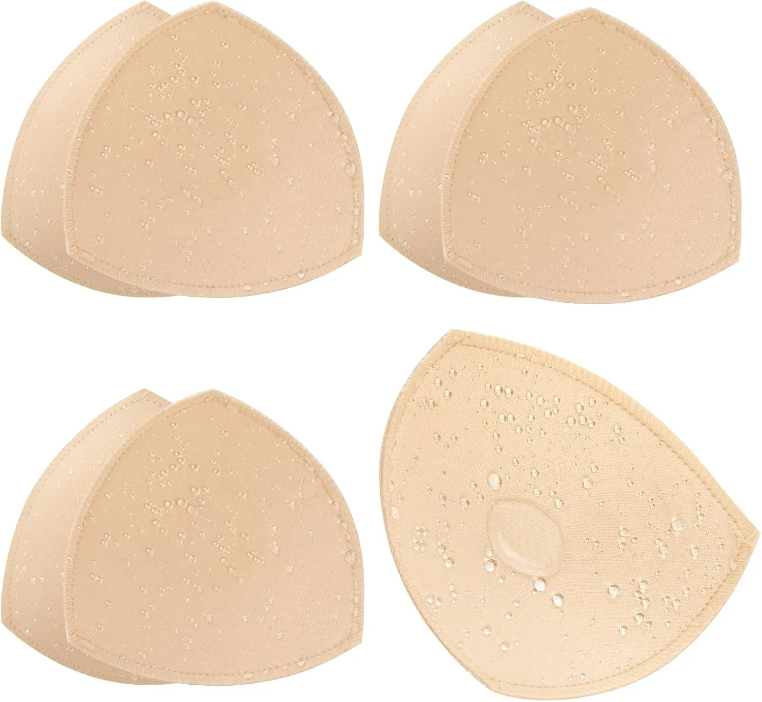 Waterproof Swimsuit Bra Inserts Pads 3 Pairs Removable Bathing Suit Insert Bikini Push up Inserts A/B or C/D,D/E Cup