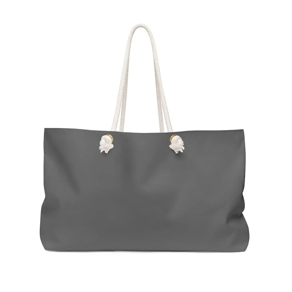 Weekender Tote Bag - Dark Grey by inQue.Style