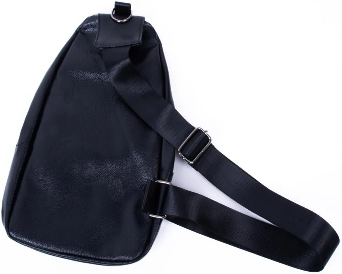 WESTEND Crossbody PU Leather Sling Bag with Adjustable Strap-Travel Small Daypack