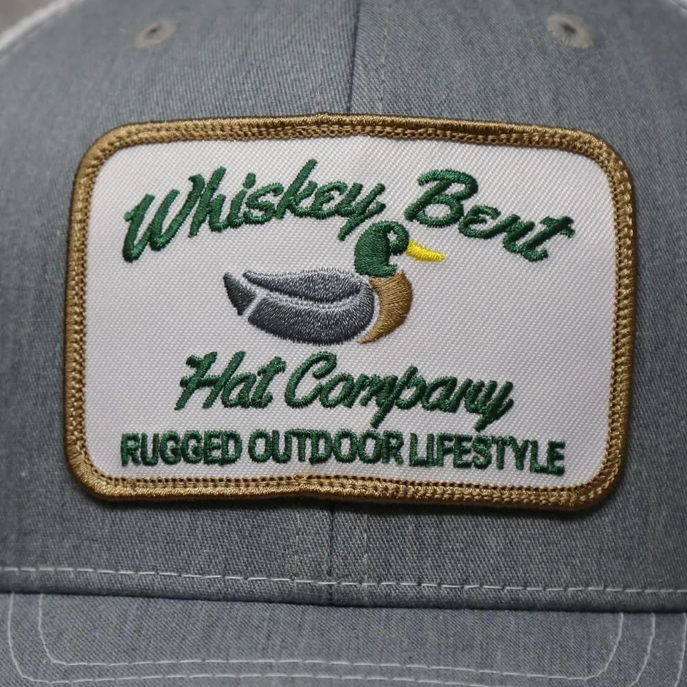 WHISKEY BENT HAT CO. Green Head Adjustable Snapback Outdoor Lifestyle Duck Hat