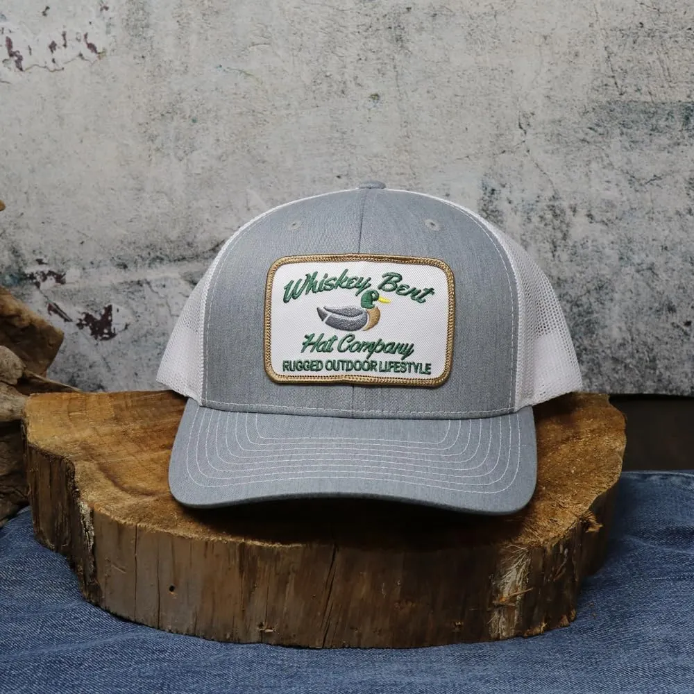 WHISKEY BENT HAT CO. Green Head Adjustable Snapback Outdoor Lifestyle Duck Hat