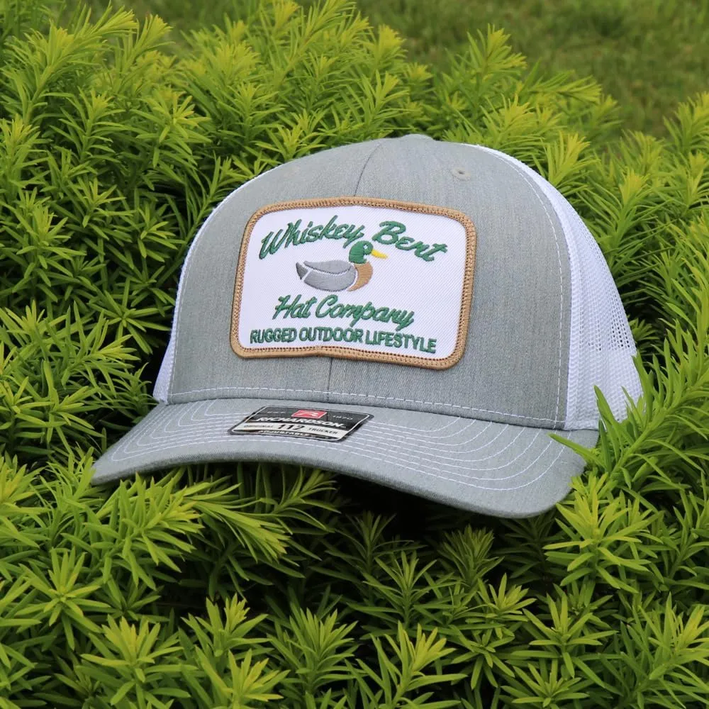 WHISKEY BENT HAT CO. Green Head Adjustable Snapback Outdoor Lifestyle Duck Hat