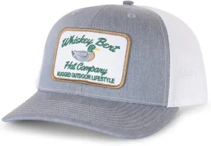 WHISKEY BENT HAT CO. Green Head Adjustable Snapback Outdoor Lifestyle Duck Hat