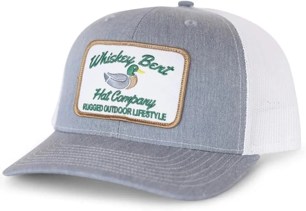 WHISKEY BENT HAT CO. Green Head Adjustable Snapback Outdoor Lifestyle Duck Hat