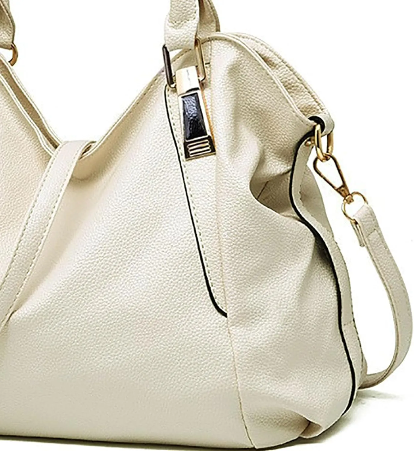 Women's Soft PU Shoulder Bag, Large Capacity Handbag, Fashionable and Elegant Design for Work and Daily Use