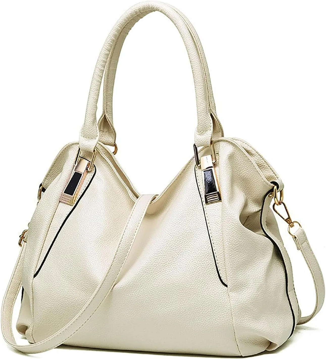Women's Soft PU Shoulder Bag, Large Capacity Handbag, Fashionable and Elegant Design for Work and Daily Use