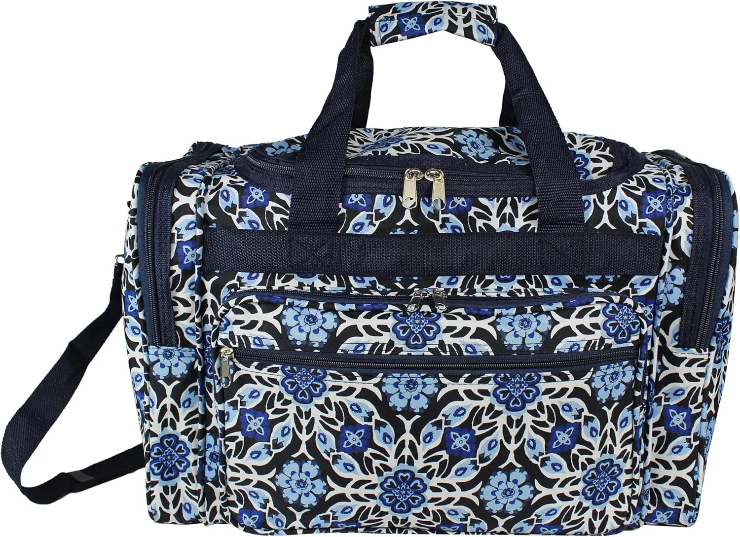 World Traveler 16-inch Carry-On Duffel Bag - Winter Flower