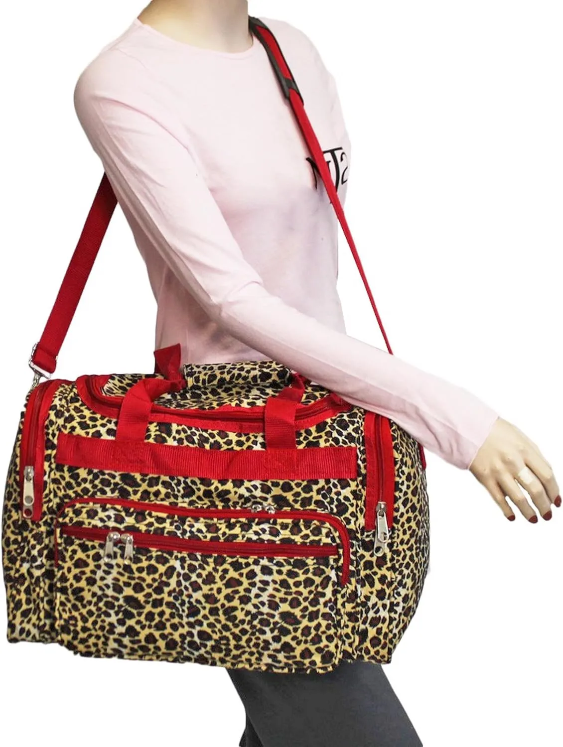 World Traveler Wildlife 22-inch Carry-on Duffle Bag with Adjustable Shoulder Strap