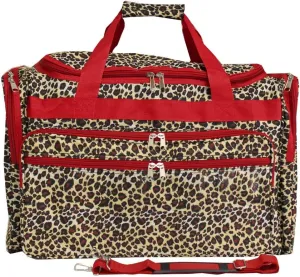 World Traveler Wildlife 22-inch Carry-on Duffle Bag with Adjustable Shoulder Strap