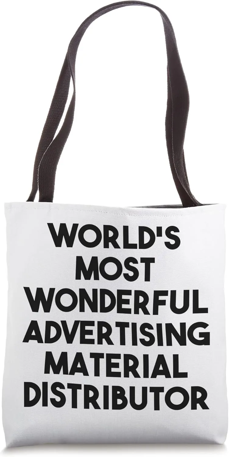 World's Most Wonderful Advertising Material Distributor Tote Bag