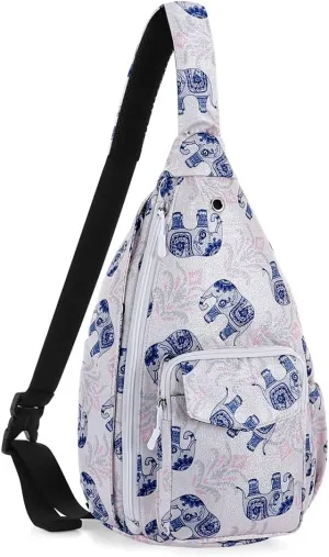 XEYOU Women's Sling Crossbody bag Casual Daypack Outdoor Travel Hiking Backpack for Cycling Walking Dog Hiking