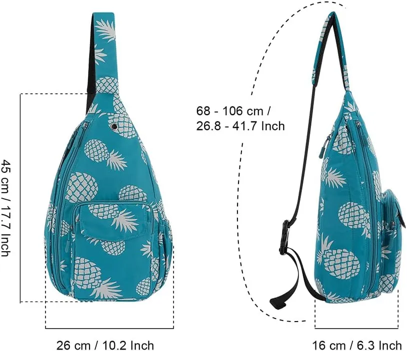 XEYOU Women's Sling Crossbody bag Casual Daypack Outdoor Travel Hiking Backpack for Cycling Walking Dog Hiking