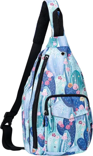 XEYOU Women's Sling Crossbody bag Casual Daypack Outdoor Travel Hiking Backpack for Cycling Walking Dog Hiking