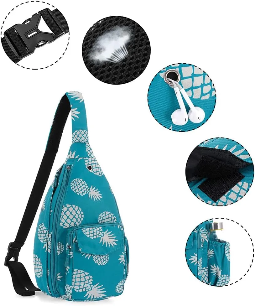 XEYOU Women's Sling Crossbody bag Casual Daypack Outdoor Travel Hiking Backpack for Cycling Walking Dog Hiking