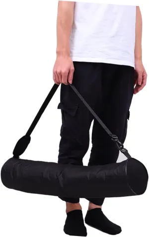 Yardwe Yoga Mat Tote Bag Mat Holder Strap Waterproof Canvas Bag for Gym and Yoga