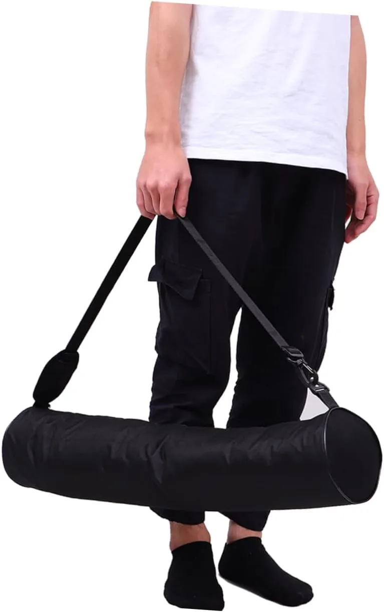 Yardwe Yoga Mat Tote Bag Mat Holder Strap Waterproof Canvas Bag for Gym and Yoga