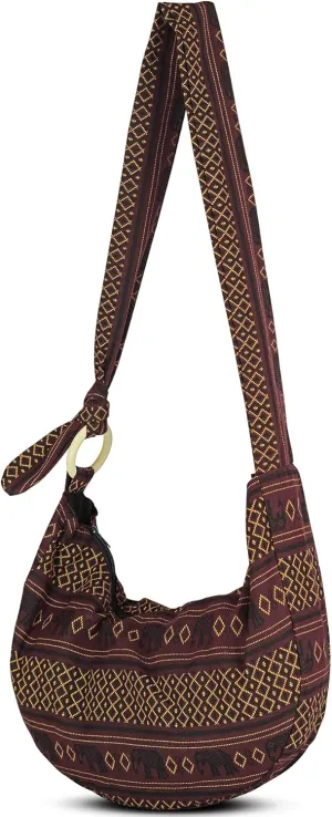 YOUR COZY Women's Crossbody Handbags Hippie bag Hobo Bags for Women Shoulder Sling Bag Hippie Tote Bag Hippie Purse