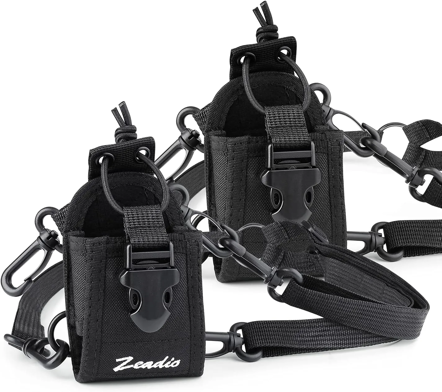 Zeadio Multi-Function Pouch Case Holder for GPS Phone Two Way Radio ZNC-B, Pack of 2