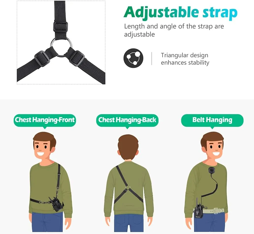 Zeadio Multi-Function Pouch Case Holder for GPS Phone Two Way Radio ZNC-B, Pack of 2