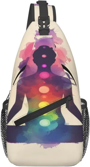 Zen Meditation Woman Sling Bag For Men Crossbody Backpack,Women Shoulder Bag For Travel Sport