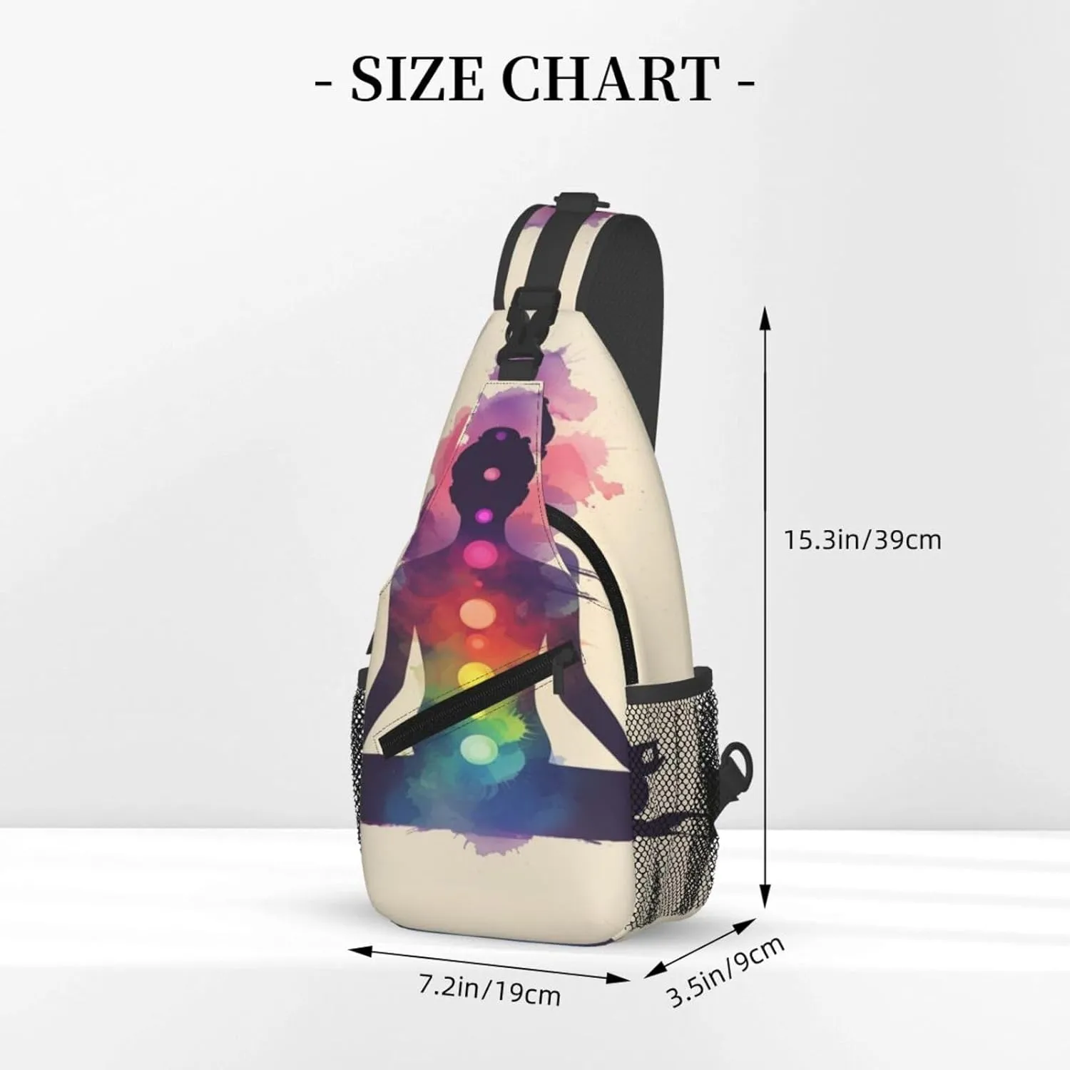 Zen Meditation Woman Sling Bag For Men Crossbody Backpack,Women Shoulder Bag For Travel Sport