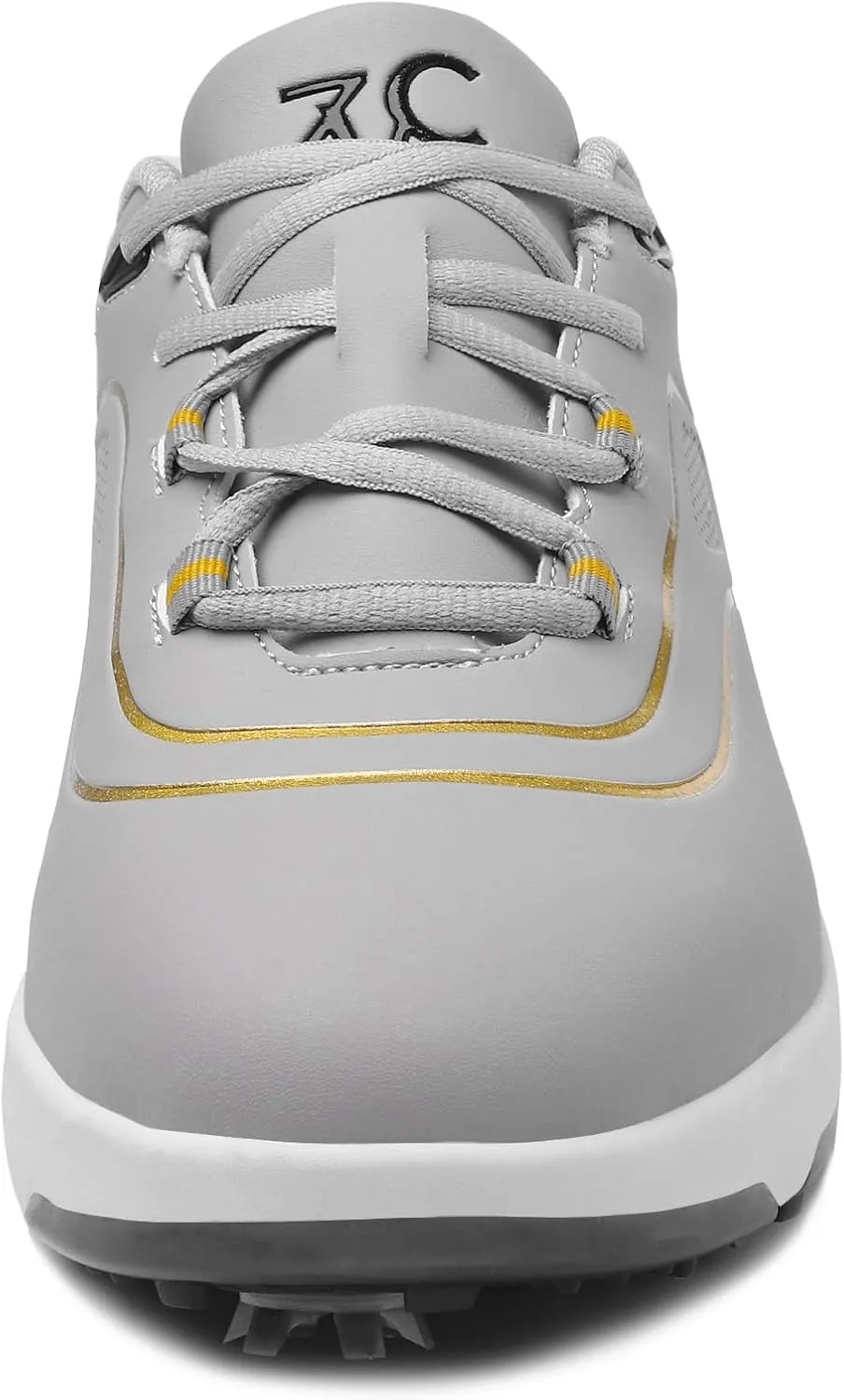 ZVC Golf Shoes Men Water-Resistant Non-Slip Lightweight Breathable Spiked Footwear Outdoor